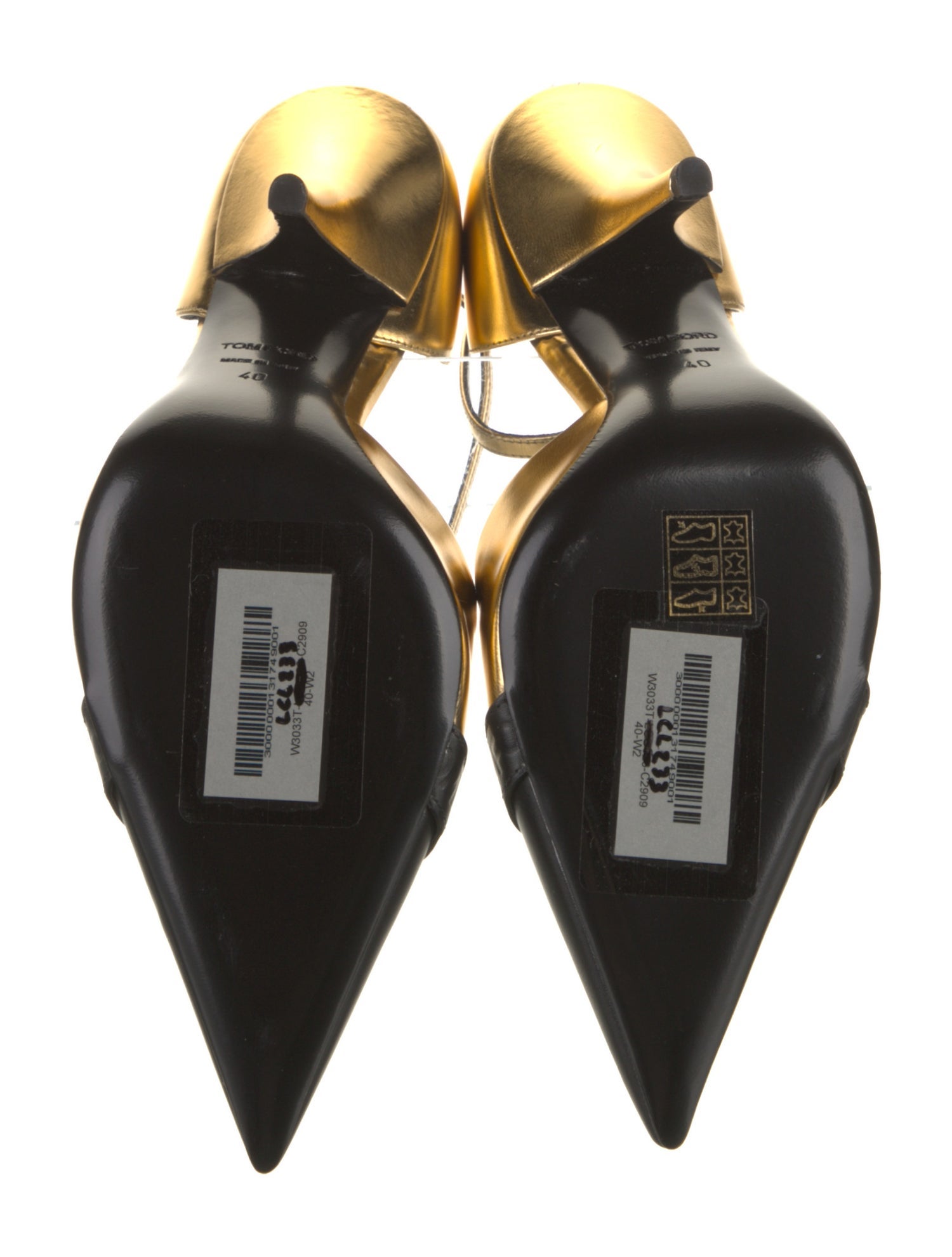 Tom Ford Leather D'Orsay Pumps
